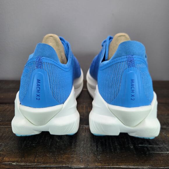 NEW Hoka One One Mach X 2 Mens Size 13 D Running Shoes 1155119 SYWR Blue White - Picture 4 of 12